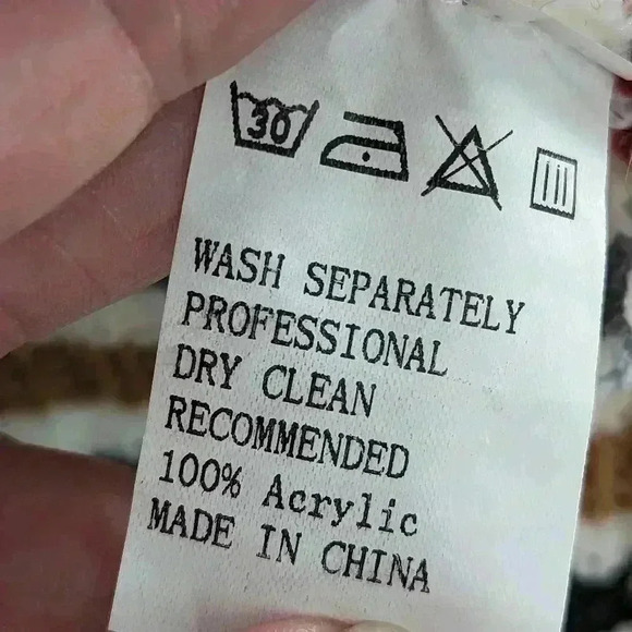 Girls Size 3T Long Cardigan Long Sleeve Stripped Crochet Sweater With Pockets - Picture 4 of 8